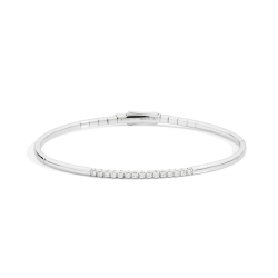 Pulsera Oro Blanco Diamantes Recarlo
