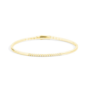Pulsera Oro Amarillo Diamantes Recarlo
