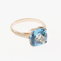 Anillo Zafiro azul Irantzuline