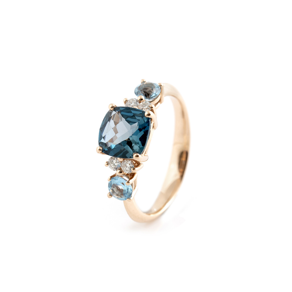 Anillo Topacio Azul Londono Irantzuline