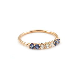 Anillo Zafiro Azul Irantzuline