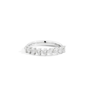 Anillo Oro Blanco Diamantes Recarlo