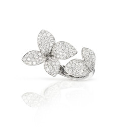 Anillo Giardini Segreti Oro Blanco Diamantes PasqualeBruni