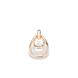 Colgante Fantina Oro Rosa Diamantes Pomellato