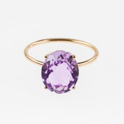 Anillo Amatista Rosa Irantzuline