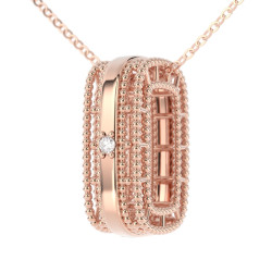 Collar Verona Oro Rosa Diamante Irantzuline