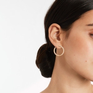 Pendientes Oro Rosa Diamantes Irantzuline