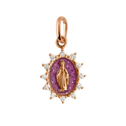 Colgante Petit Madonna Suprême Oro Diamantes Gigi Clozeau