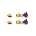 Pendientes Peridoto Amatista Irantzuline