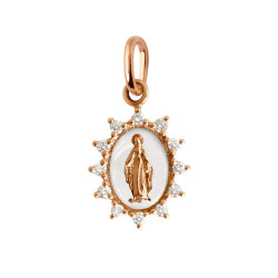 Colgante Madonna Supreme Oro Diamantes Gigi Clozeau