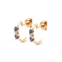 Pendientes Zafiro Azul Irantzuline