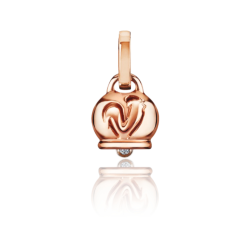 Colgante Campanelle oro rosa diamante Chantecler Capri