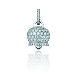 Colgante Campanelle Oro Blanco Diamantes Chantecler Capri