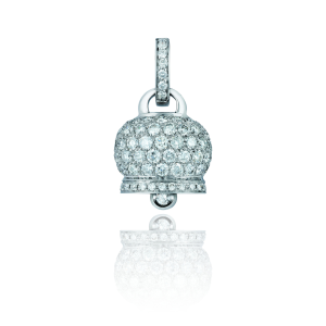 Colgante Campanelle Oro Blanco Diamantes Chantecler Capri