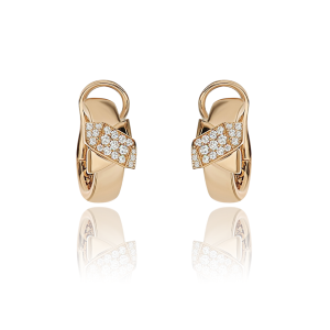 Pendientes Oro Rosa Diamantes Irantzuline