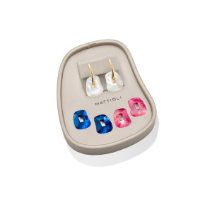Pendientes Puzzle Small Oro Amarillo Mattioli