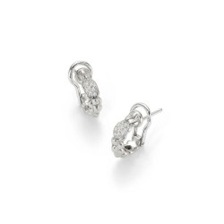 Pendientes Oro Blanco Diamantes Fope