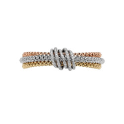 Pulsera Flex'it Oro Diamantes Fope