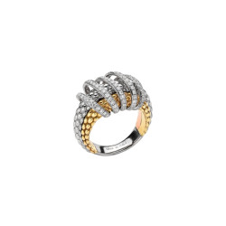 Anillo Solo Oro Diamantes Fope