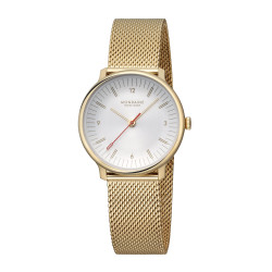 Doppio Collection - Acero Dorado (33mm) Mondaine