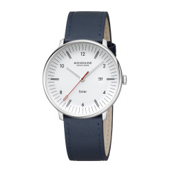 Doppio Solar - Acero Pulido (41mm) Mondaine