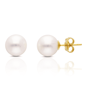 Pendientes Oro Amarillo Perlas IrantzuLine