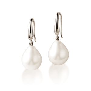 Pendientes Oro Blanco Perlas IrantzuLine