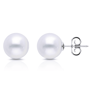 Pendientes Oro Blanco Perlas IrantzuLine