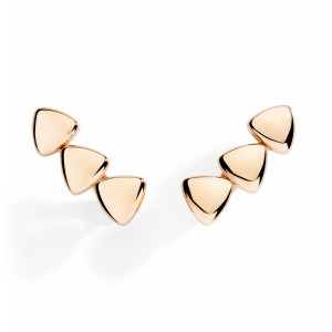 Pendientes Freccia Oro Rosa Vhernier