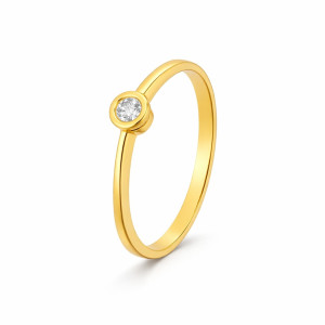 Anillo Emily Oro Amarillo Diamantes Irantzuline