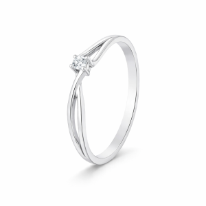 Anillo Emily Oro Blanco Diamantes Irantzuline