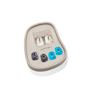 Pendientes Puzzle Small Oro Rosa Mattioli