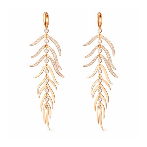 Pendientes Oro Rosa Diamantes Irantzuline