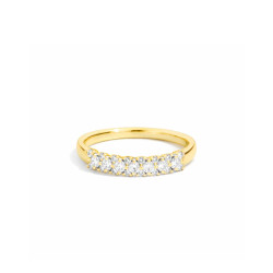 Anillo Oro Amarillo Diamantes Recarlo