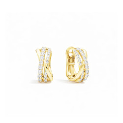 Pendientes Oro Amarillo Diamantes Recarlo