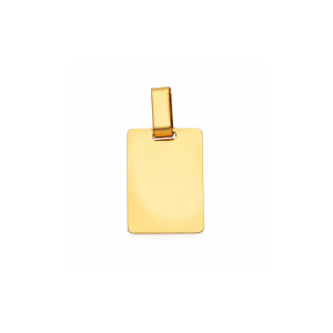 Placa Oro Amarillo Grabable Irantzuline