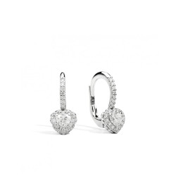 Pendientes Anniversary Love oro blanco diamantes Recarlo