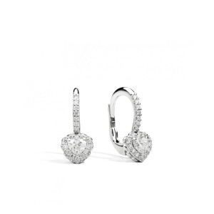 Pendientes Anniversary Love oro blanco diamantes Recarlo