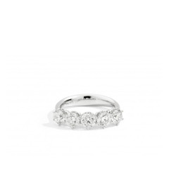 Anillo Anniversary oro blanco diamantes Recarlo