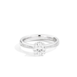 Anillo Anniversary oro blanco diamantes Recarlo
