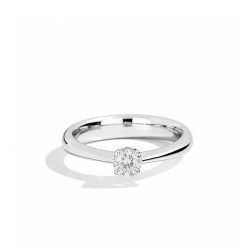 Anillo Anniversary oro blanco diamante Recarlo