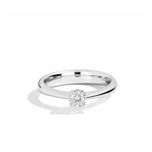 Anillo Anniversary oro blanco diamante Recarlo