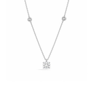 Collar Isabella oro blanco diamantes Recarlo