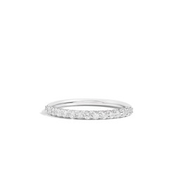 Anillo Anniversary oro blanco diamantes Recarlo