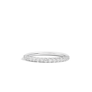 Anillo Anniversary oro blanco diamantes Recarlo