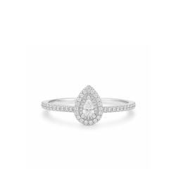 Anillo Bizancio oro blanco diamantes Recarlo