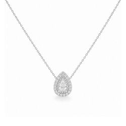 Collar Bizancio oro blanco diamantes Recarlo