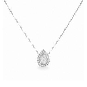 Collar Bizancio oro blanco diamantes Recarlo