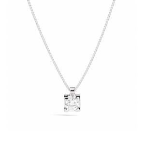 Collar María Teresa oro blanco diamante Recarlo