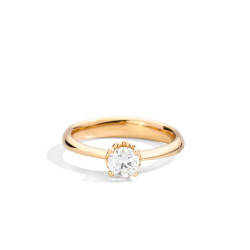 Anillo Anniversary oro amarillo diamante Recarlo